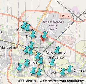 Mappa Via delle Ginestre, 81032 Carinaro CE, Italia (2.44647)