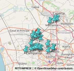 Mappa Via delle Ginestre, 81032 Carinaro CE, Italia (6.537)