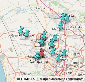 Mappa Via delle Ginestre, 81032 Carinaro CE, Italia (6.49158)