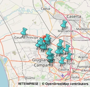 Mappa Piazza della Concordia, 81031 Aversa CE, Italia (6.02778)