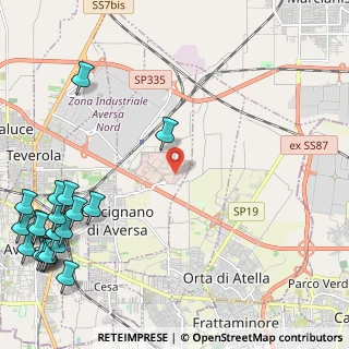 Mappa Base Militare Americana Contrada Boscariello Palazzo, 81030 Gricignano di Aversa CE, Italia (3.7555)