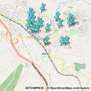 Mappa Via Bagnitello, 85025 Melfi PZ, Italia (0.575)