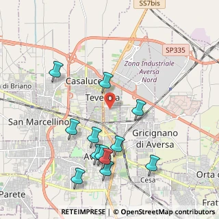 Mappa Via Amerigo Vespucci, 81030 Teverola CE, Italia (2.345)