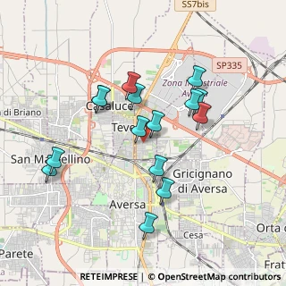 Mappa Via Amerigo Vespucci, 81030 Teverola CE, Italia (1.82333)