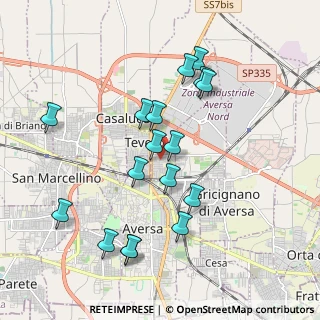 Mappa Via Amerigo Vespucci, 81030 Teverola CE, Italia (2.02941)