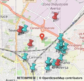 Mappa 81032 Carinaro CE, Italia (1.211)