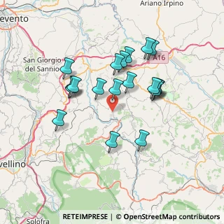 Mappa Via Francesco de Sanctis, 83040 Luogosano AV, Italia (6.99053)