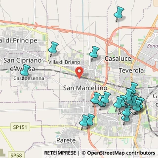 Mappa Via Omero, 81030 San Marcellino CE, Italia (3.04)