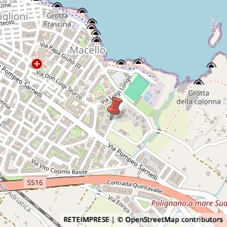 Mappa Via Madonna D'Altomare, 70044 Polignano a mare BA, Italia, 70044 Polignano a Mare, Bari (Puglia)