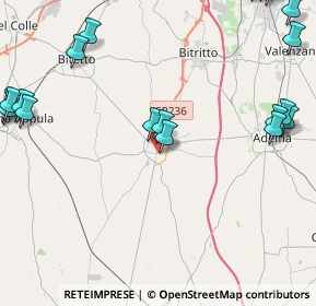 Mappa Via Professor M.Pontrelli, 70028 Sannicandro di Bari BA, Italia (6.763)