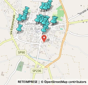 Mappa Via Professor M.Pontrelli, 70028 Sannicandro di Bari BA, Italia (0.538)