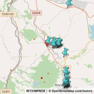 Mappa SP Melfi Ofanto, 85025 Melfi PZ, Italia (5.398)