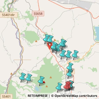 Mappa SP Melfi Ofanto, 85025 Melfi PZ, Italia (4.8915)
