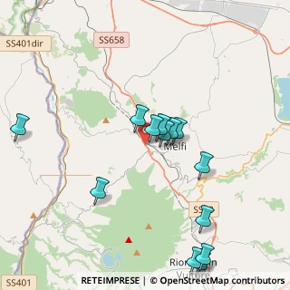 Mappa SP Melfi Ofanto, 85025 Melfi PZ, Italia (4.38)