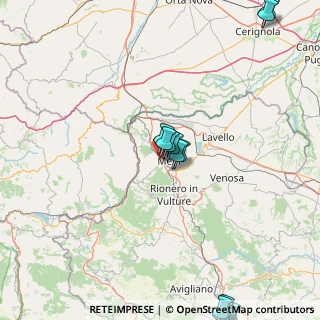 Mappa SP Melfi Ofanto, 85025 Melfi PZ, Italia (27.0175)