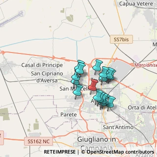 Mappa Via Montecarmelo, 81030 Frignano CE, Italia (2.84)