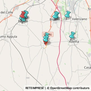 Mappa Via Isonzo, 70028 Sannicandro di Bari BA, Italia (5.375)