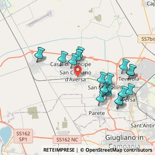 Mappa Via Salvatore Quasimodo, 81036 San Cipriano d'Aversa CE, Italia (4.30632)