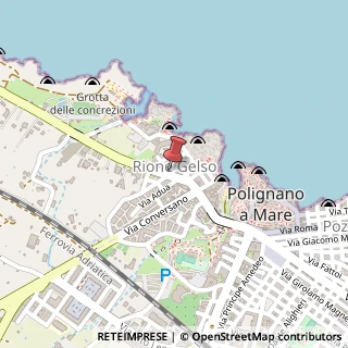 Mappa Via Don Lorenzo Milani, 21, 70044 Polignano a Mare, Bari (Puglia)