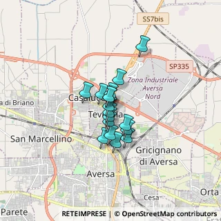 Mappa Via Giovanni Pascoli, 81030 Teverola CE, Italia (1.03412)