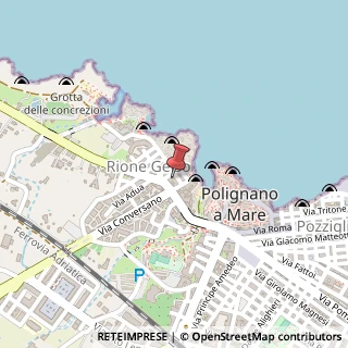 Mappa Largo Gelso, 6, 70044 Polignano a Mare, Bari (Puglia)