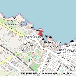 Mappa Largo Gelso, 16, 70044 Polignano a Mare, Bari (Puglia)