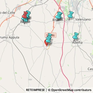 Mappa Via Thaon de Revel, 70028 Sannicandro di Bari BA, Italia (5.32167)