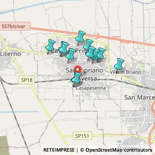 Mappa Via Tricorno, 81036 San Cipriano d'Aversa CE, Italia (1.41583)