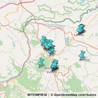 Mappa Strada in Costruzione, 85025 Melfi PZ, Italia (6.446)