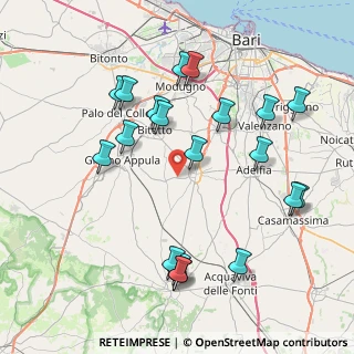 Mappa Strada Provinciale Grumo Appula, 70028 Sannicandro di Bari BA, Italia (9.2625)