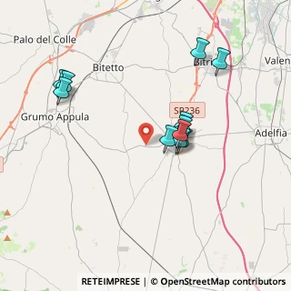 Mappa Strada Provinciale Grumo Appula, 70028 Sannicandro di Bari BA, Italia (3.84545)