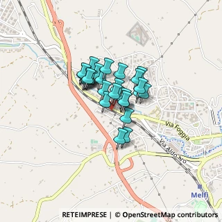 Mappa Via Perugia, 85025 Melfi PZ, Italia (0.26429)