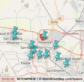 Mappa Via Dante Alighieri, 81030 Teverola CE, Italia (4.05727)