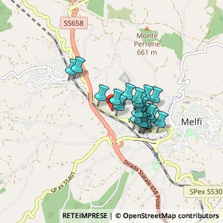Mappa Via Alfonso Passannante, 85025 Melfi PZ, Italia (0.6295)