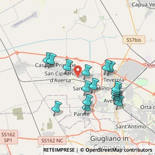 Mappa Via San Lorenzo, 81030 Villa di Briano CE, Italia (3.88813)