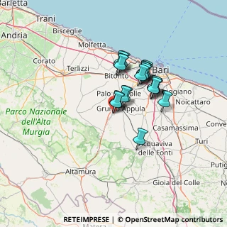 Mappa Via Francesco Castoro, 70020 Toritto BA, Italia (10.7765)