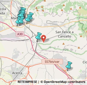 Mappa Via Giuseppe Mazzini, 81027 San Felice a Cancello CE, Italia (5.625)