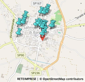 Mappa Via Francesco Crispi, 70028 Sannicandro di Bari BA, Italia (0.442)