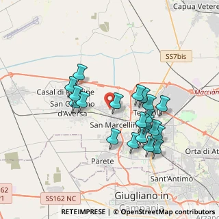 Mappa Via Leopoldo Santagata, 81030 Villa di Briano CE, Italia (3.5145)