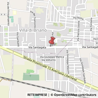 Mappa Via L. Santagata, 232, 81030 Villa di Briano, Caserta (Campania)
