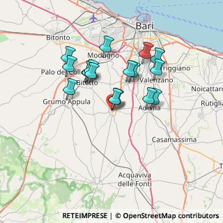 Mappa Via Fratelli Rosselli, 70028 Sannicandro di Bari BA, Italia (6.62824)