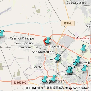 Mappa 81030 Frignano CE, Italia (6.80846)