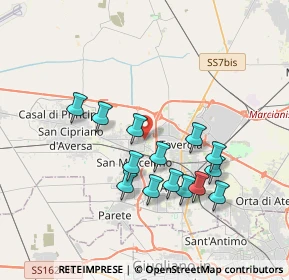 Mappa 81030 Frignano CE, Italia (3.59357)