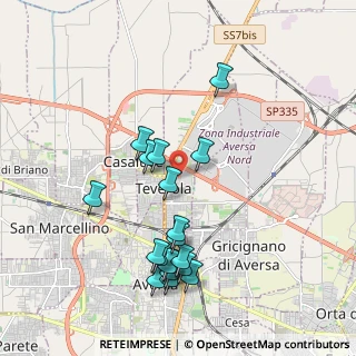 Mappa Via Nicola Pecoraro, 81030 Teverola CE, Italia (2.14895)