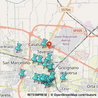 Mappa Via Nicola Pecoraro, 81030 Teverola CE, Italia (2.82)