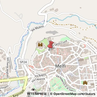 Mappa Via Scesa Castello, 7, 85025 Melfi, Potenza (Basilicata)