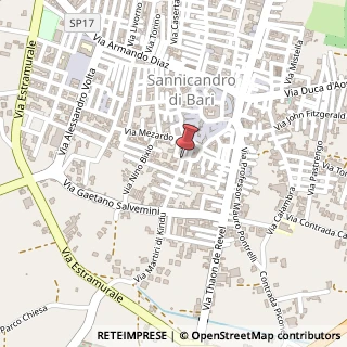 Mappa Via Amore, 140, 70028 Sannicandro di Bari, Bari (Puglia)