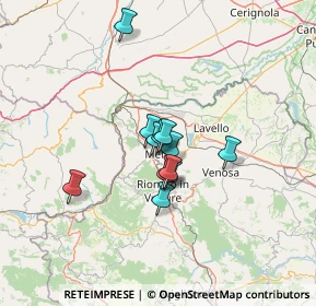 Mappa Vico Boreale, 85025 Melfi PZ, Italia (8.86083)