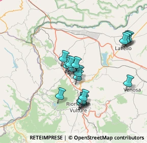 Mappa Vico Boreale, 85025 Melfi PZ, Italia (6.491)