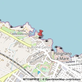 Mappa Lungomare Domenico Modugno, 2, 70044 Polignano a Mare, Bari (Puglia)